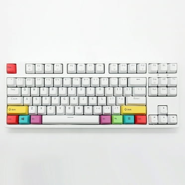 SKYHY224 Double Shot 104 Dyed PBT Shine Through Keyset OEM Profile Keycap Set Switches Mechanical Keyboard,Rainbow Only Keycap SKYHY224 Double Shot 104 Dyed PBT Shine Through Keyset OEM Profile Keycap Set Switches Mechanical Keyboard,Rainbow Only Keycap